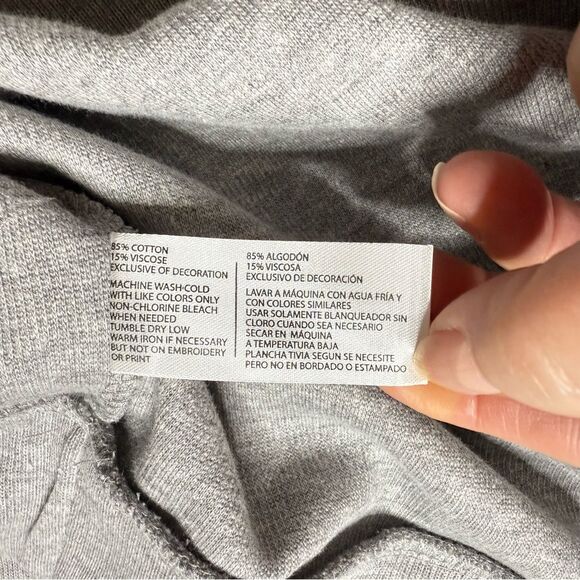 US Polo Assn. Men’s Quarter Zip Ribbed Mock Neck Pullover Sweater Gray Sz 3XL - Picture 9 of 11